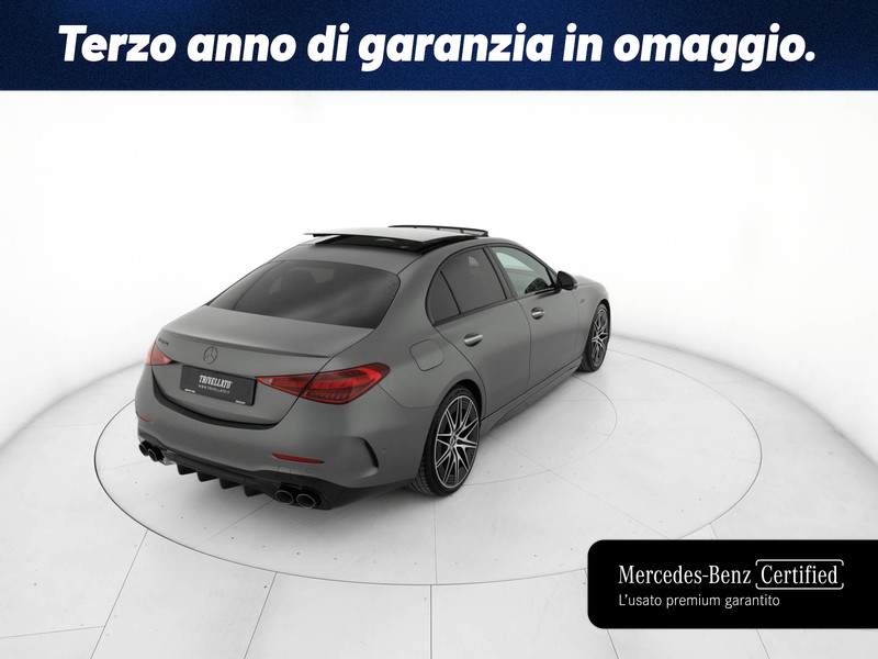 AMG Classe C c amg 43 mhev premium pro 4matic auto ibrido grigio