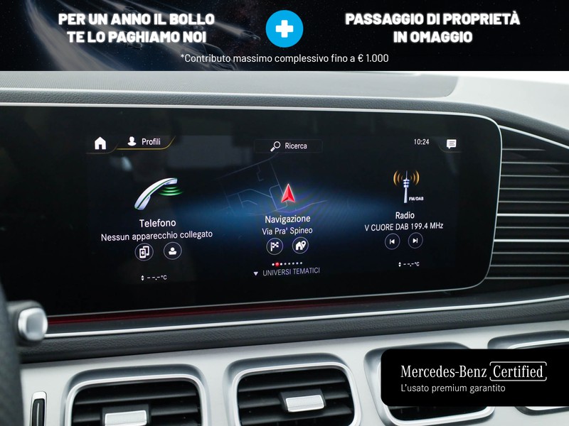Mercedes GLE gle 350 de phev (e eq-power) premium 4matic auto ibrido nero