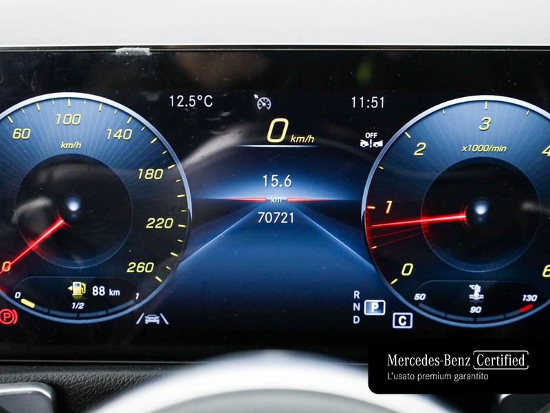 Mercedes GLB 180 d premium auto diesel argento