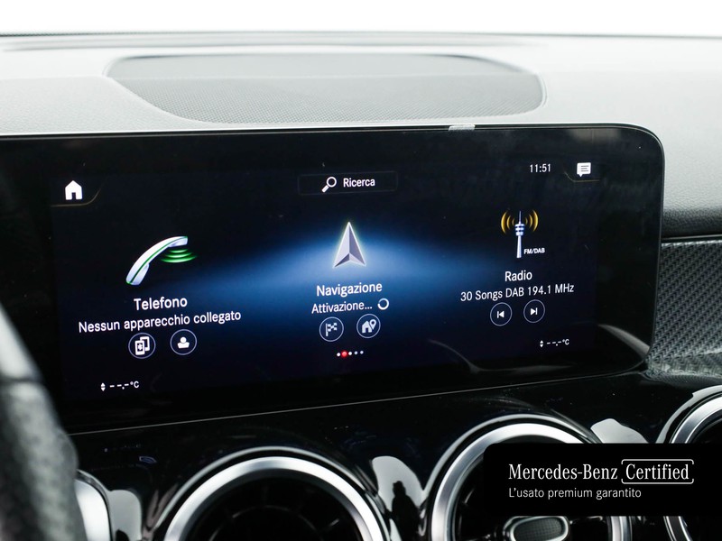 Mercedes GLB 180 d premium auto diesel argento