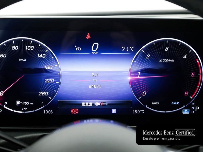 Mercedes Classe C SW sw all-terrain 220 d mhev premium 4matic auto ibrido grigio