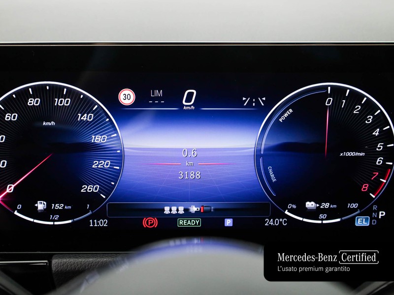 Mercedes Classe B 250 e phev progressive advanced auto ibrido grigio