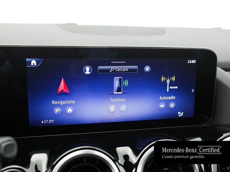 Mercedes Classe B 250 e phev progressive advanced auto ibrido grigio