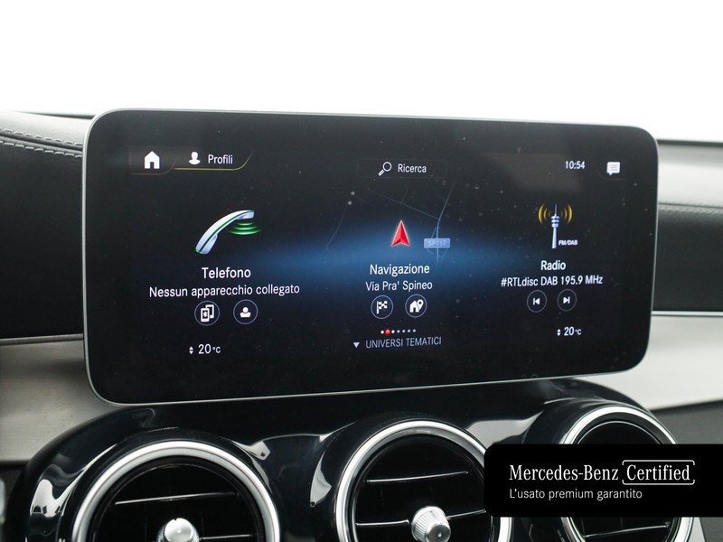 Mercedes GLC Coupè coupe 220 d night edition plus 4matic auto diesel nero