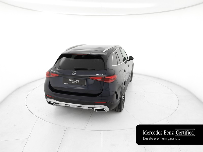 Mercedes GLC 220 d amg line advanced 4matic auto ibrido blu/azzurro