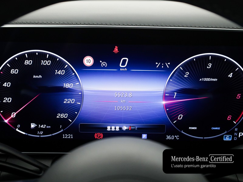 Mercedes GLC 220 d amg line advanced 4matic auto ibrido blu/azzurro