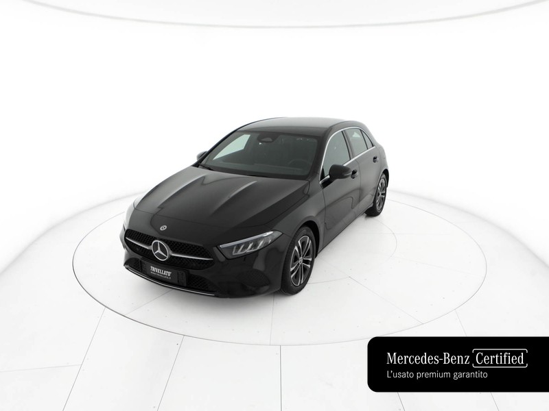 Mercedes Classe A 180 progressive advanced auto ibrido nero