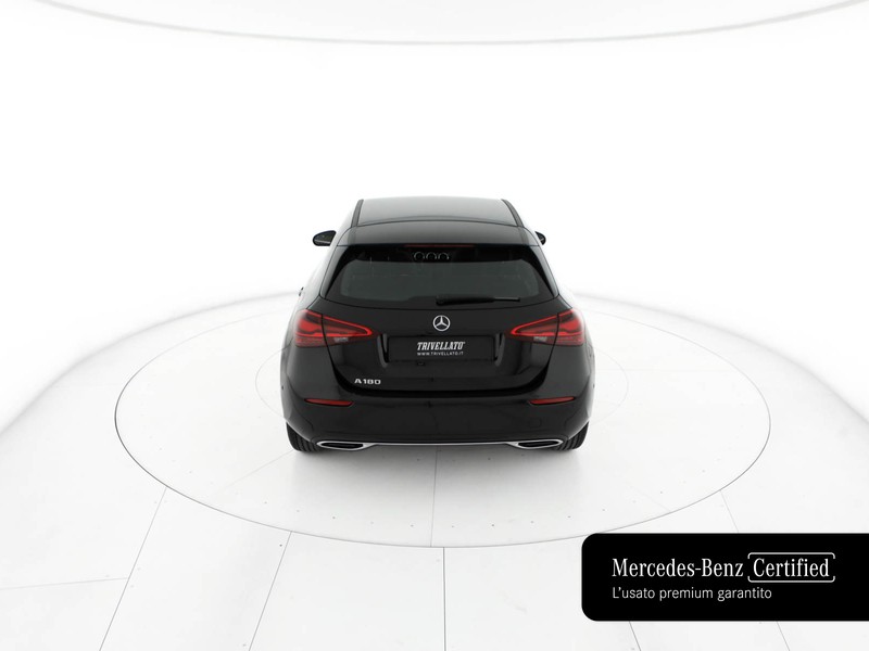 Mercedes Classe A 180 progressive advanced auto ibrido nero