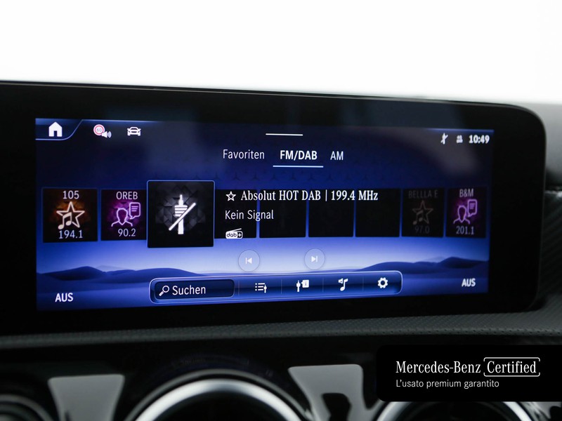 Mercedes Classe A 180 progressive advanced auto ibrido nero