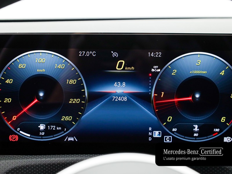 Mercedes Classe A 180 d sport night edition auto diesel grigio