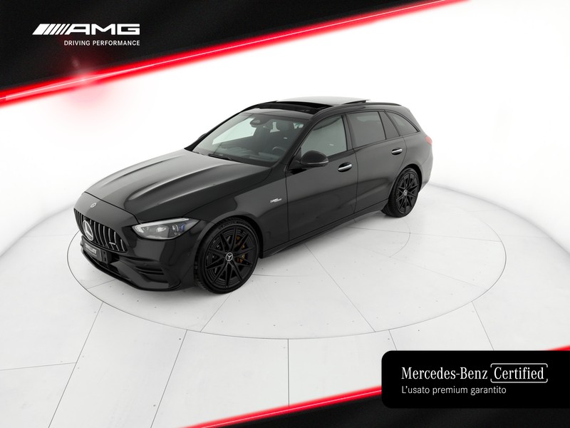 AMG Classe C c sw amg 43 mhev premium pro 4matic auto ibrido nero
