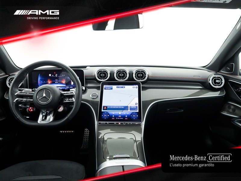 AMG Classe C c sw amg 43 mhev premium pro 4matic auto ibrido nero