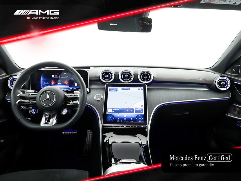 AMG Classe C c sw amg 43 mhev premium plus 4matic auto ibrido nero