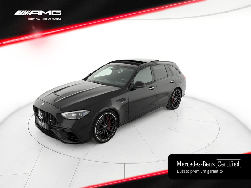 AMG Classe C c sw amg 63 s e performance premium plus auto ibrido nero