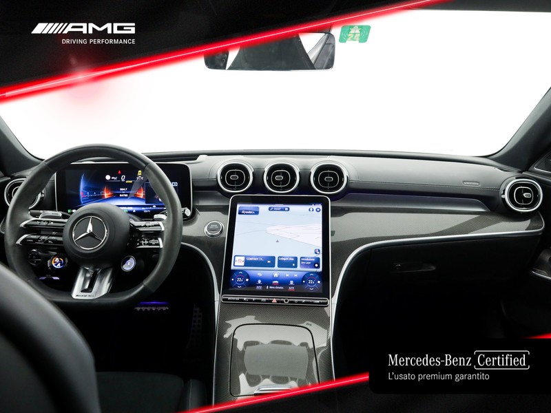 AMG Classe C c sw amg 63 s e performance premium plus auto ibrido nero