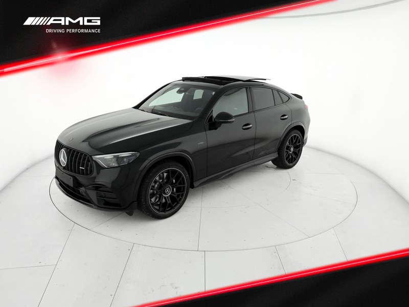 AMG GLC Coupè coupe amg 53 premium golden accents 4matic+ auto ibrido nero