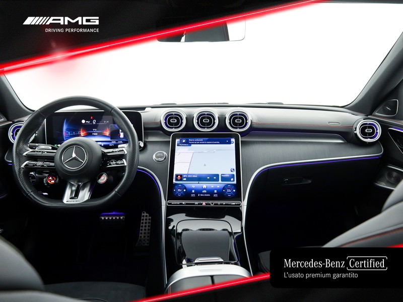 AMG Classe C c sw amg 43 mhev premium pro 4matic auto ibrido grigio