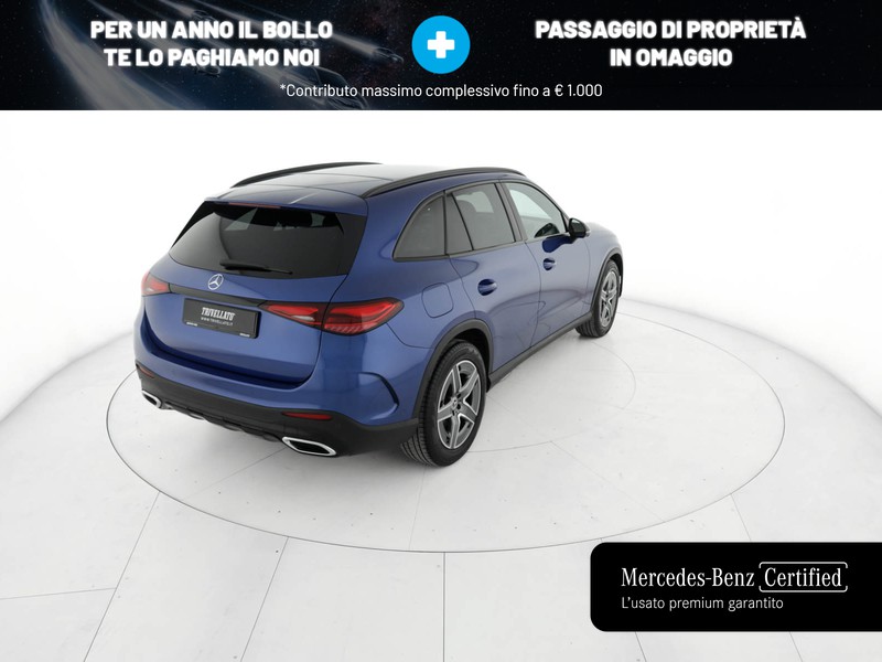 Mercedes GLC 220 d amg line advanced plus 4matic auto ibrido blu/azzurro