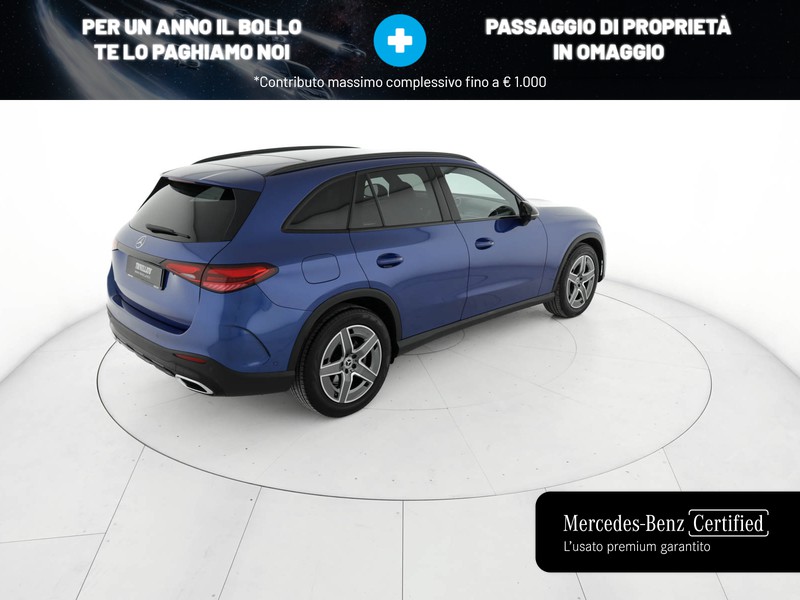 Mercedes GLC 220 d amg line advanced plus 4matic auto ibrido blu/azzurro