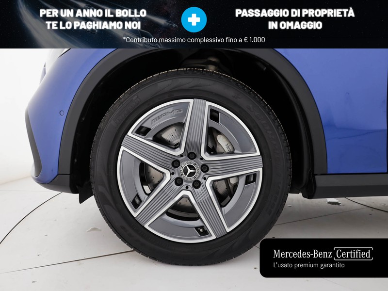 Mercedes GLC 220 d amg line advanced plus 4matic auto ibrido blu/azzurro