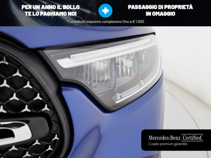 Mercedes GLC 220 d amg line advanced plus 4matic auto ibrido blu/azzurro