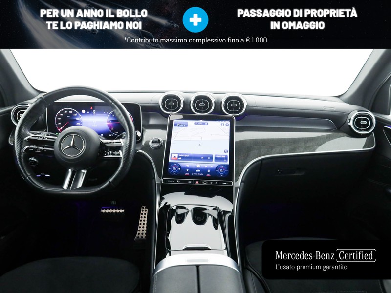 Mercedes GLC 220 d amg line advanced plus 4matic auto ibrido blu/azzurro