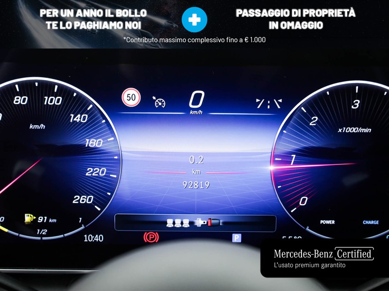 Mercedes GLC 220 d amg line advanced plus 4matic auto ibrido blu/azzurro