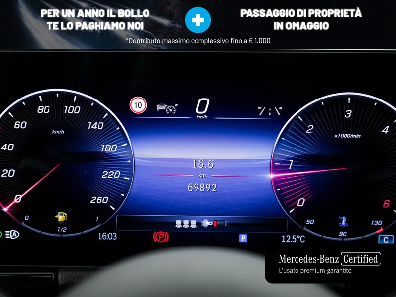 Mercedes Classe B 180 d amg line advanced plus auto diesel nero