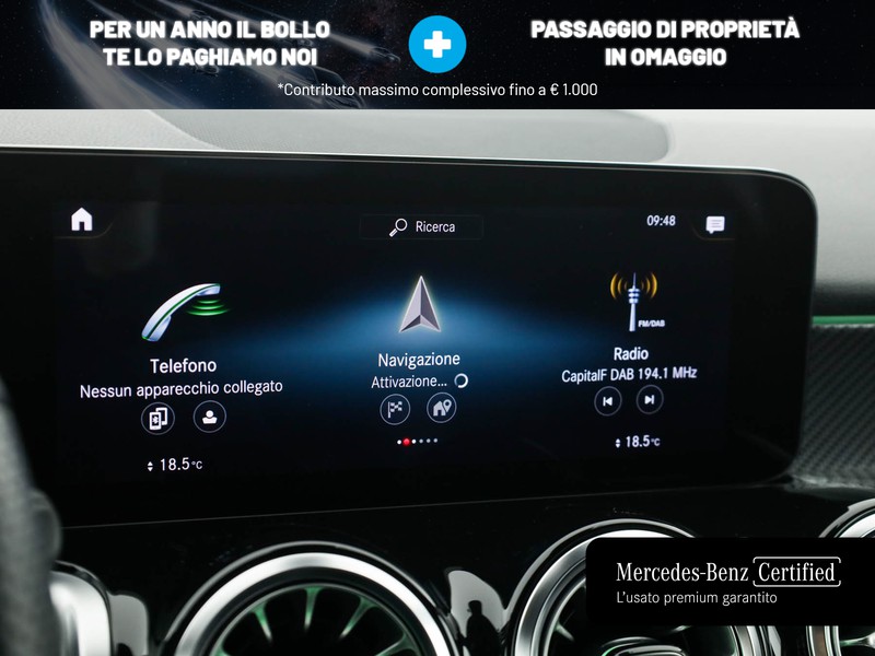 Mercedes GLB 200 d premium 4matic auto diesel bianco
