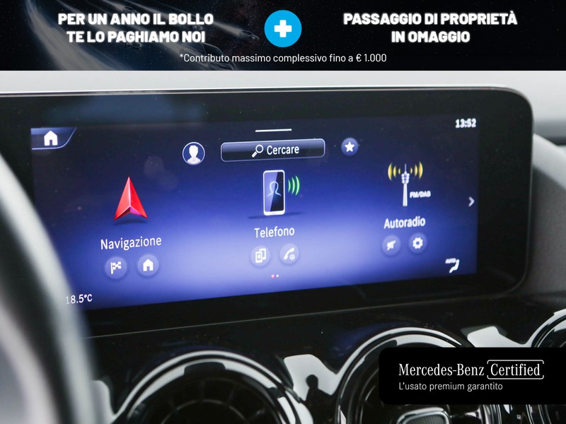 Mercedes GLA 180 d executive auto diesel nero
