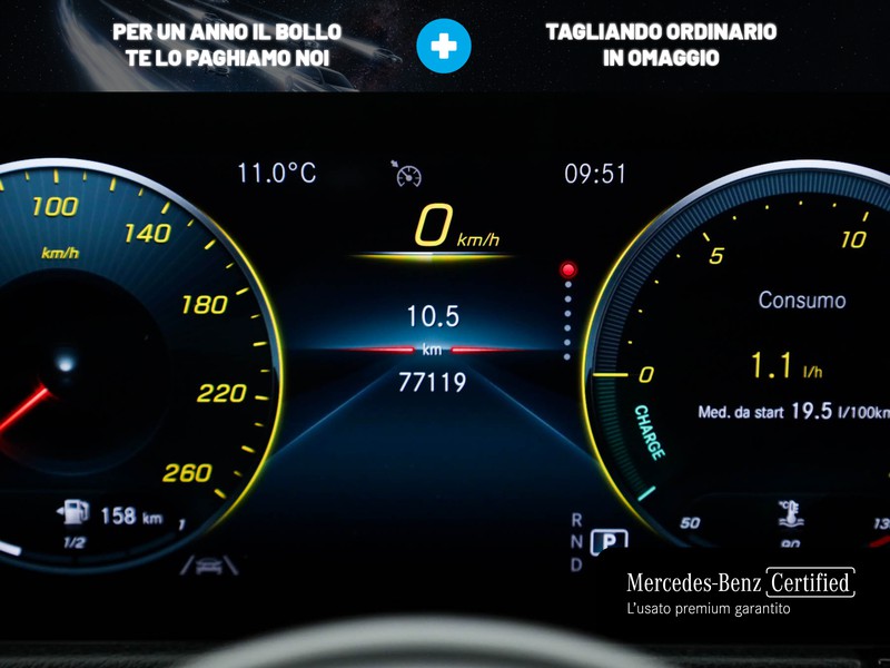 Mercedes GLB 200 d business extra auto diesel blu/azzurro