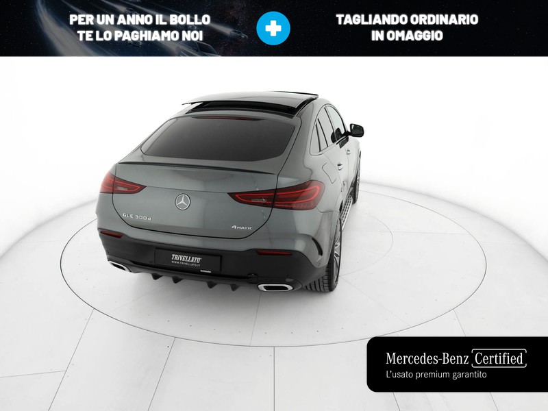 Mercedes GLE Coupè gle coupe 300 d amg line premium 4matic auto ibrido argento