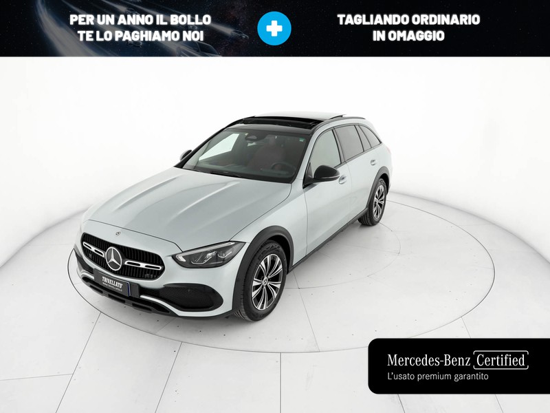 Mercedes Classe C SW sw all-terrain 220 d mhev premium 4matic auto ibrido argento