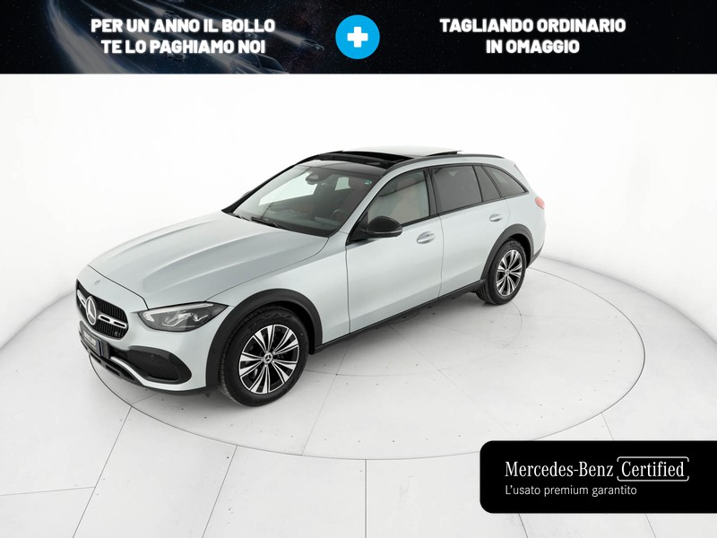 Mercedes Classe C SW sw all-terrain 220 d mhev premium 4matic auto ibrido argento