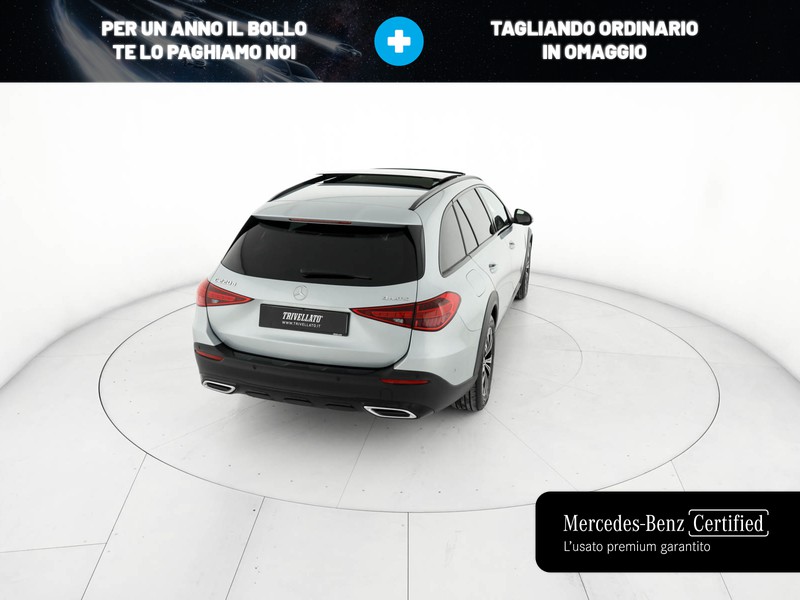Mercedes Classe C SW sw all-terrain 220 d mhev premium 4matic auto ibrido argento
