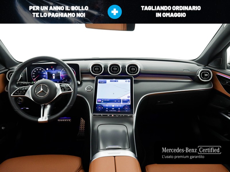 Mercedes Classe C SW sw all-terrain 220 d mhev premium 4matic auto ibrido argento