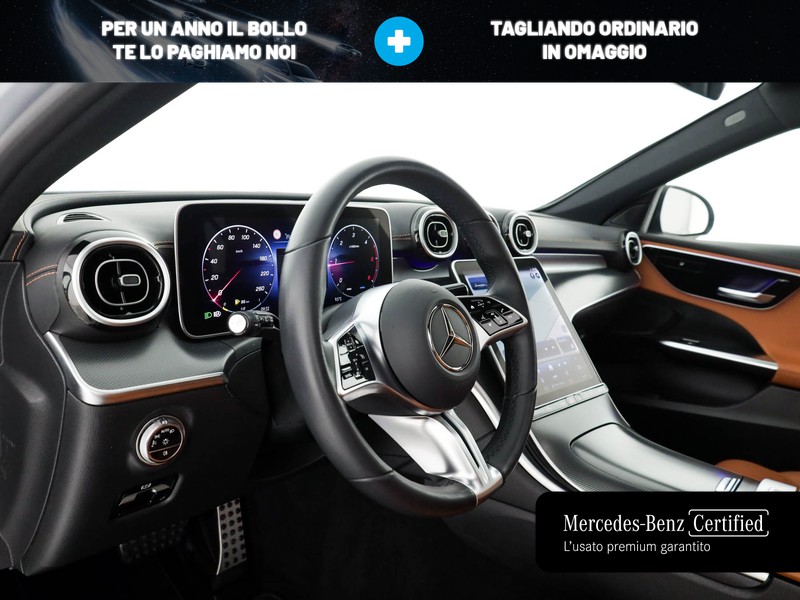 Mercedes Classe C SW sw all-terrain 220 d mhev premium 4matic auto ibrido argento
