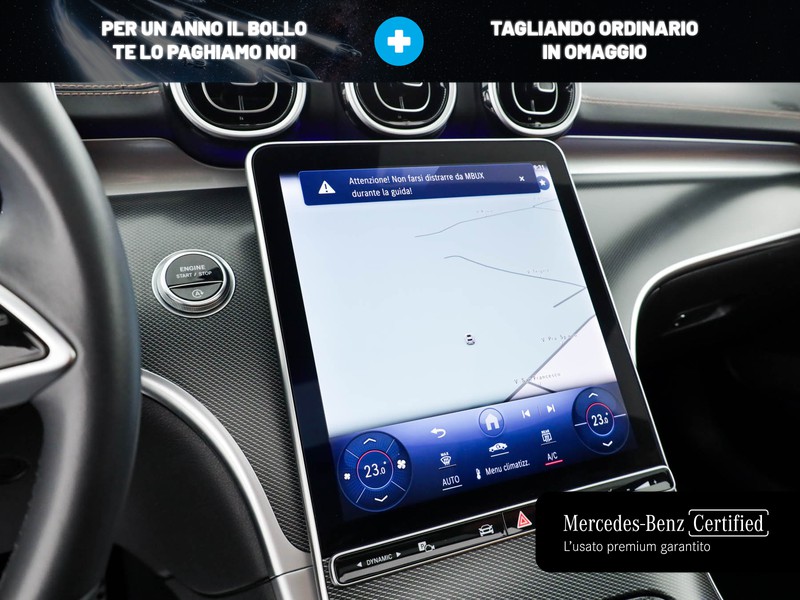 Mercedes Classe C SW sw all-terrain 220 d mhev premium 4matic auto ibrido argento