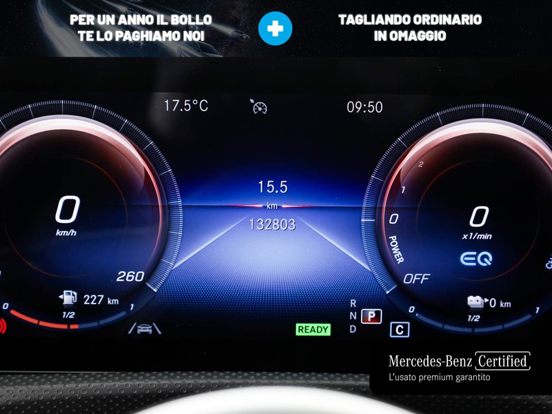 Mercedes Classe A 250 e phev (eq-power) sport auto ibrido nero