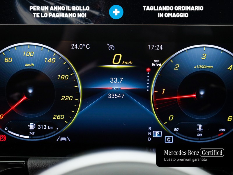 Mercedes GLA 200 d premium auto diesel bianco