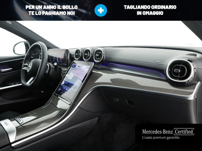 Mercedes Classe C Berlina 220 d mhev amg line advanced 4matic 197cv auto ibrido bianco