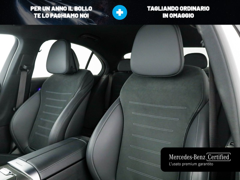 Mercedes Classe C Berlina 220 d mhev amg line advanced 4matic 197cv auto ibrido bianco