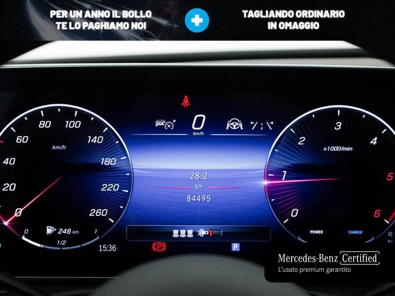 Mercedes Classe C Berlina 220 d mhev amg line advanced 4matic 197cv auto ibrido bianco