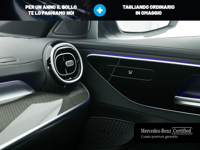 Mercedes Classe C Berlina 220 d mhev amg line advanced 4matic 197cv auto ibrido bianco