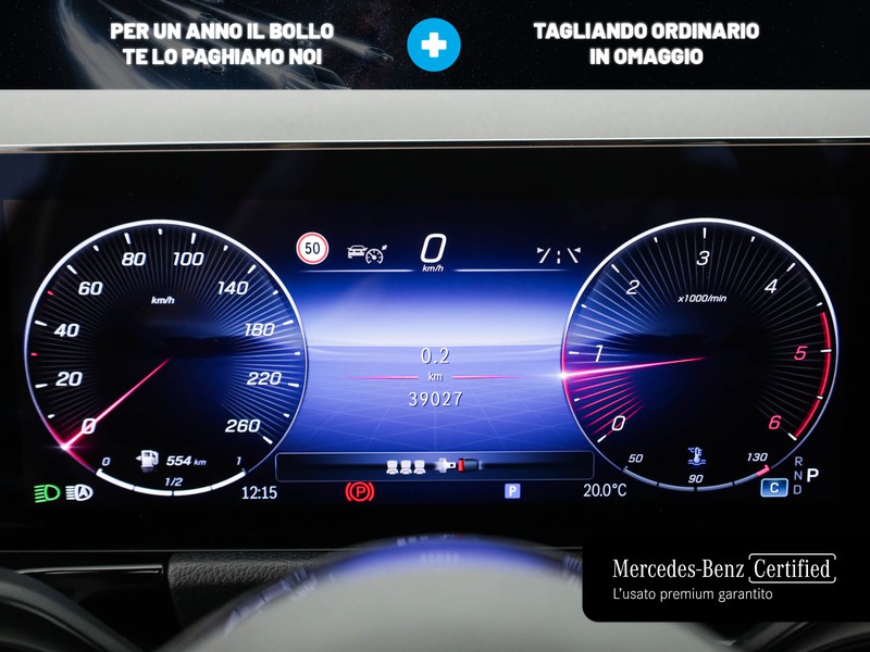 Mercedes GLA 180 d advanced auto diesel grigio