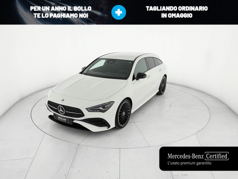 Mercedes CLA Shooting Brake  200 d amg line advanced plus auto diesel bianco