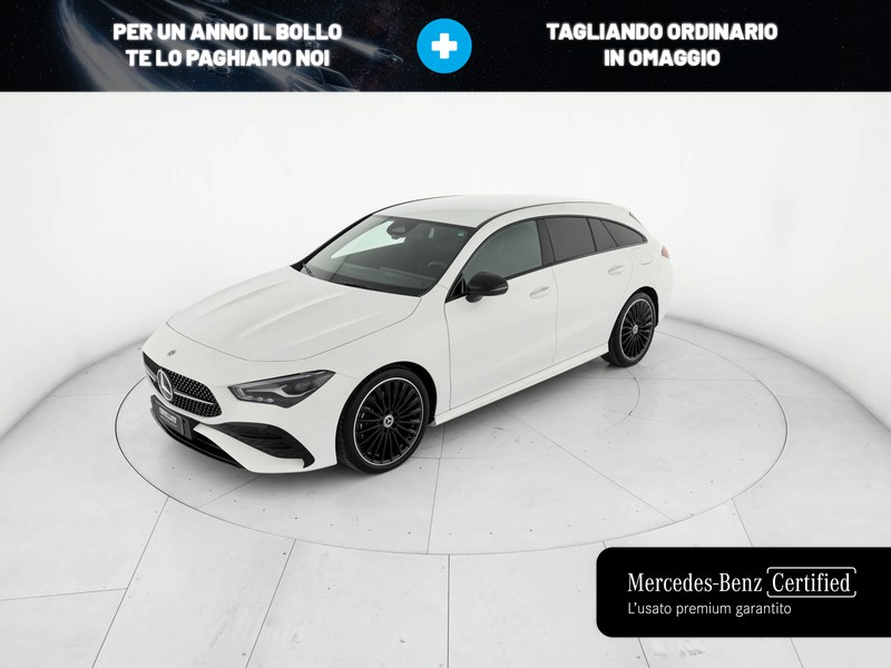 Mercedes CLA Shooting Brake  200 d amg line advanced plus auto diesel bianco