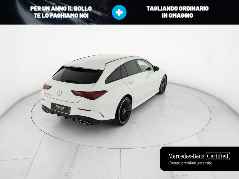 Mercedes CLA Shooting Brake  200 d amg line advanced plus auto diesel bianco