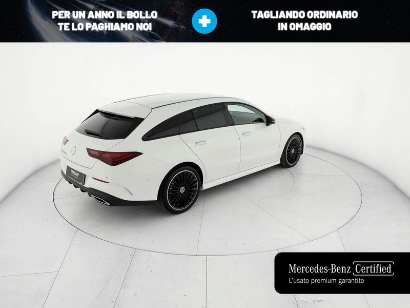 Mercedes CLA Shooting Brake  200 d amg line advanced plus auto diesel bianco