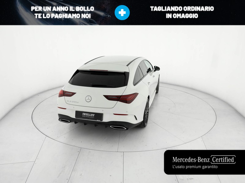 Mercedes CLA Shooting Brake  200 d amg line advanced plus auto diesel bianco